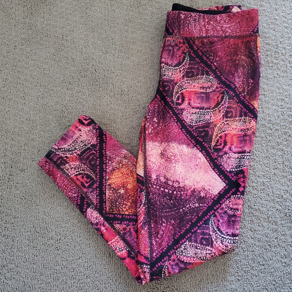 Pink workout leggings